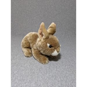 Cabin Critters Bunny Rabbit Plush 10” Realistic Tan White Stuffed Animal Easter
